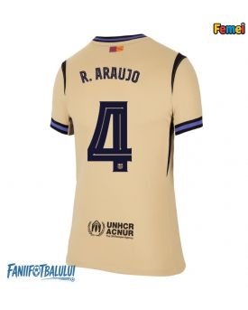 Barcelona Ronald Araujo #4 Tricou Fotbal Replică 2025-26 Femei Deplasare